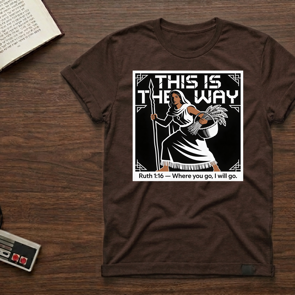 This Is The Way Ruth 1:16 T-Shirt — 'Where You Go, I Will Go' Faith Tee