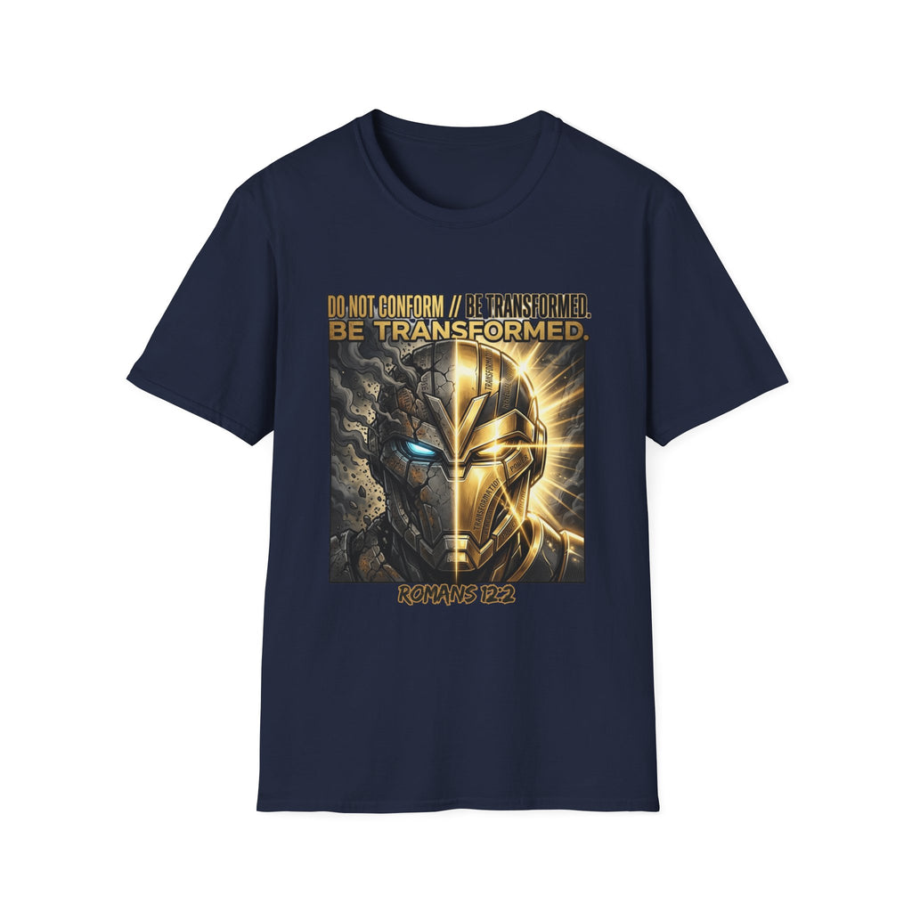 T-Shirt — "Do Not Conform / Be Transformed" Romans 12:2 Inspirational Tee