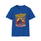 The Unbreakable Covenant T-Shirt – Retro Superhero 'The Law Endures' Graphic Tee