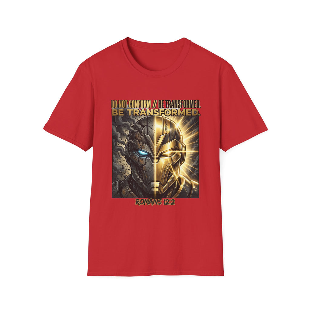 T-Shirt — "Do Not Conform / Be Transformed" Romans 12:2 Inspirational Tee