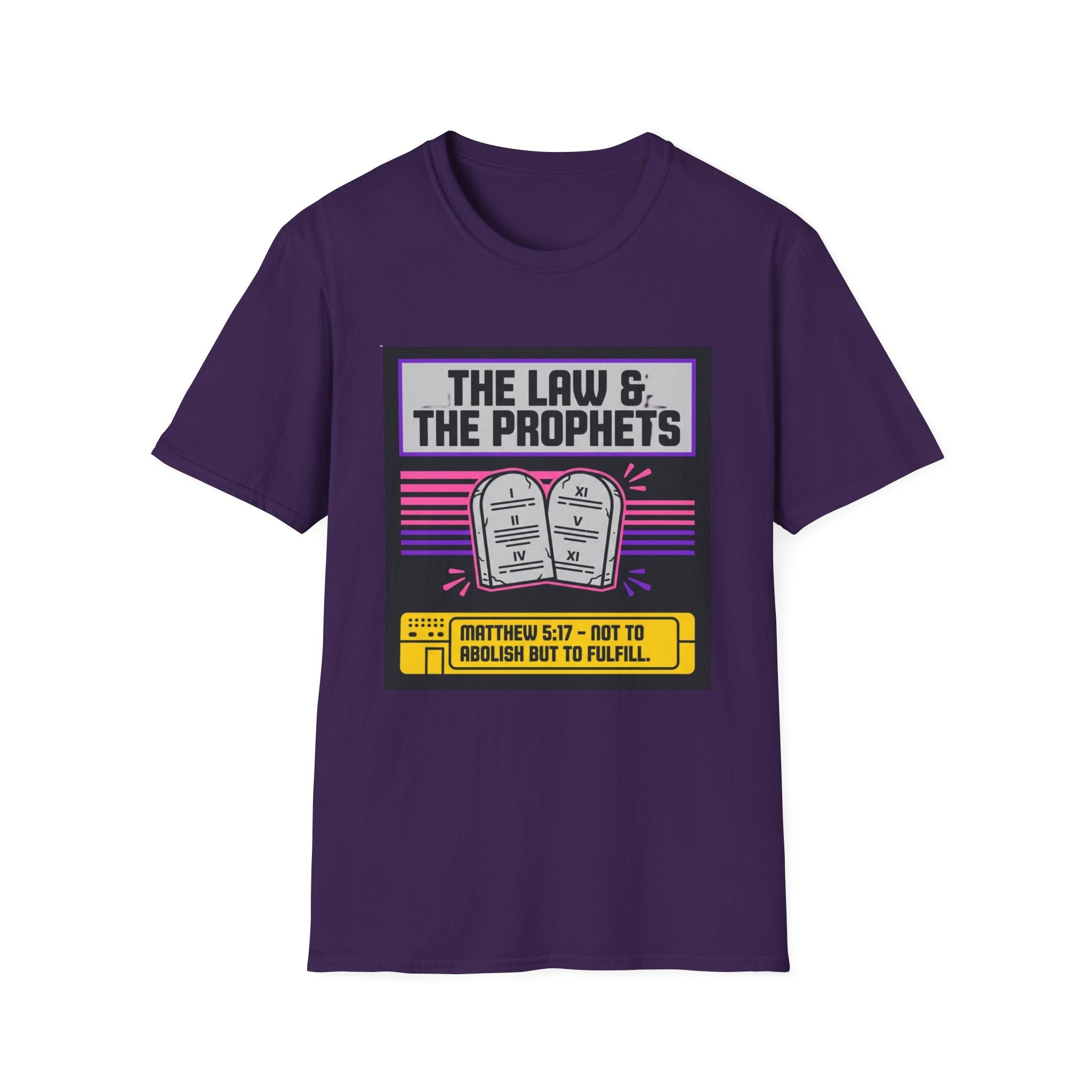 The Law & The Prophets T-Shirt — Matthew 5:17 Scripture Tee