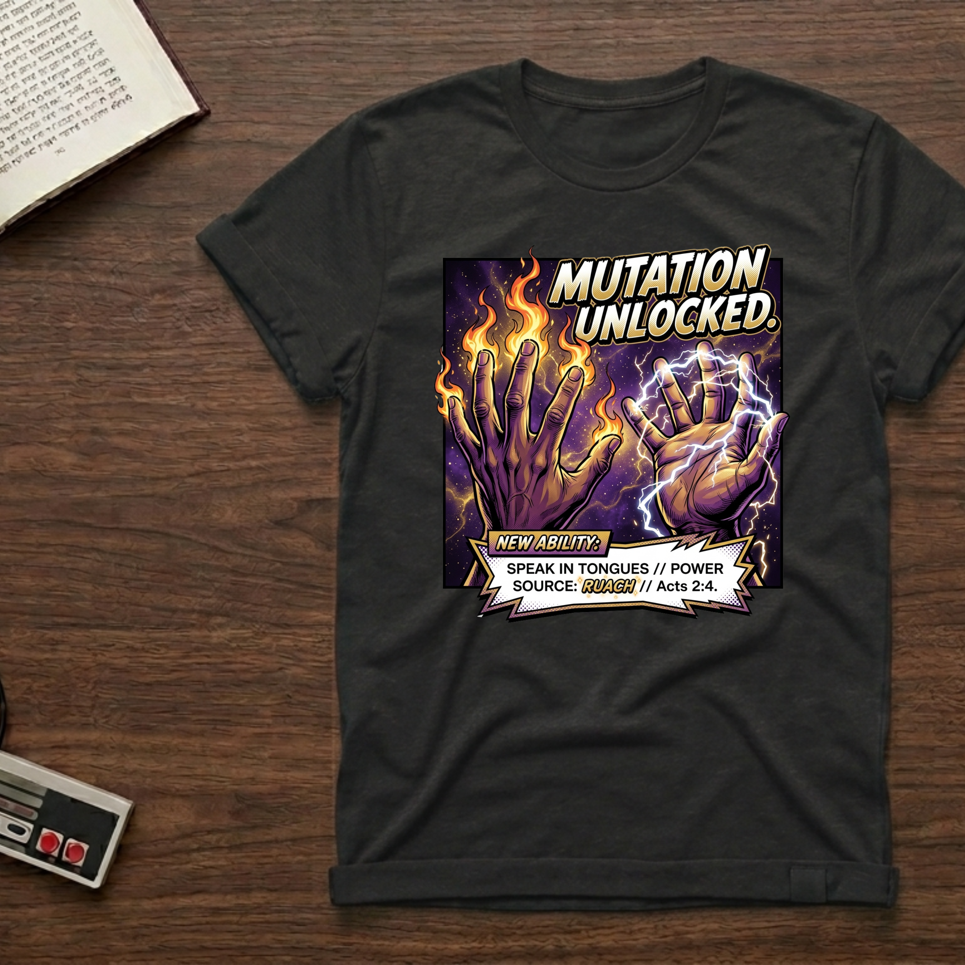 Mutation Unlocked T-Shirt — Sci‑Fi Mutant Graphic Tee