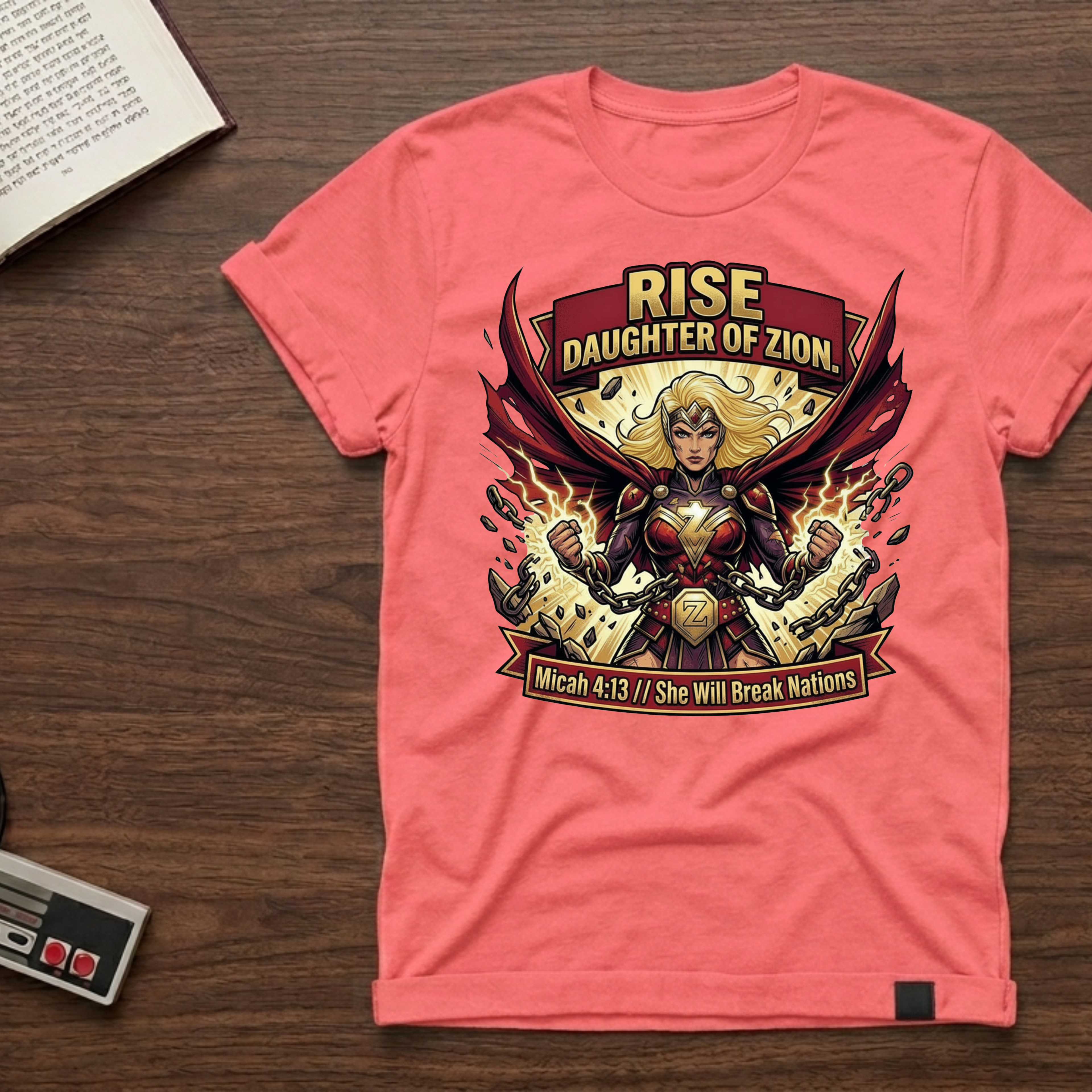 Rise Daughter of Zion T-Shirt — Christian Empowerment Graphic Tee