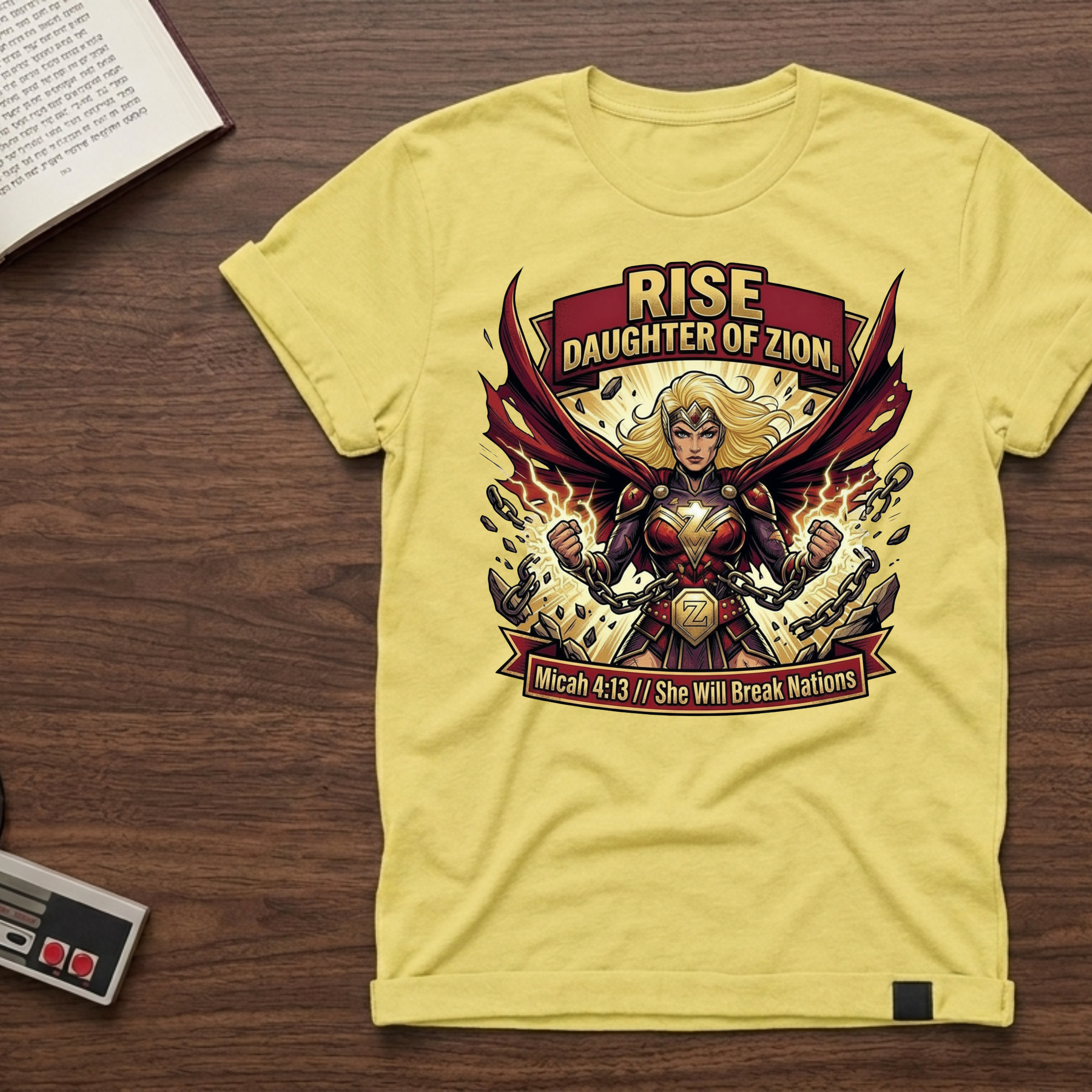 Rise Daughter of Zion T-Shirt — Christian Empowerment Graphic Tee