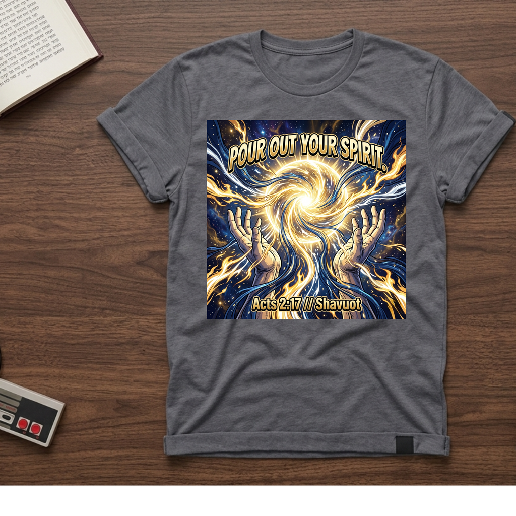 Shavuot — 'Pour Out Your Spirit' Inspirational Graphic Tee