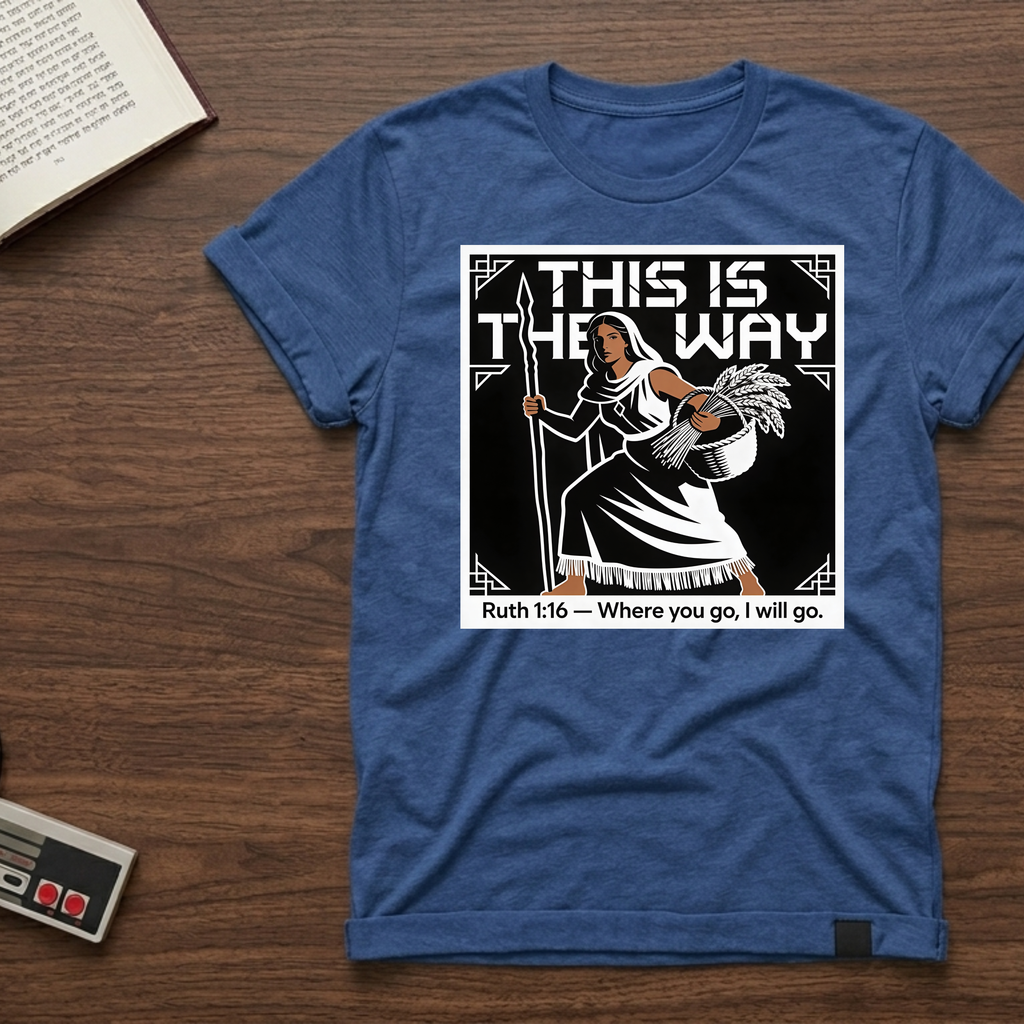 This Is The Way Ruth 1:16 T-Shirt — 'Where You Go, I Will Go' Faith Tee