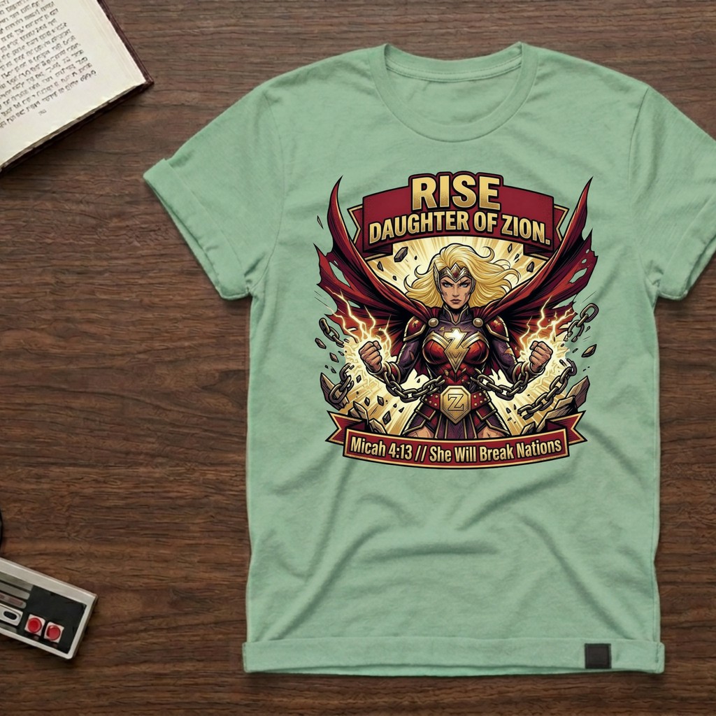 Rise Daughter of Zion T-Shirt — Christian Empowerment Graphic Tee