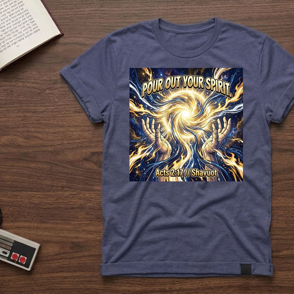 Shavuot — 'Pour Out Your Spirit' Inspirational Graphic Tee