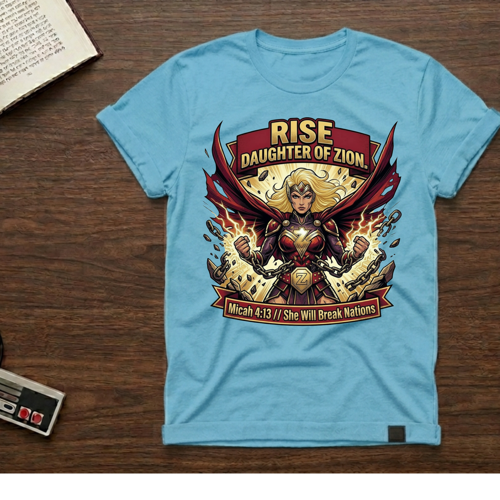 Rise Daughter of Zion T-Shirt — Christian Empowerment Graphic Tee