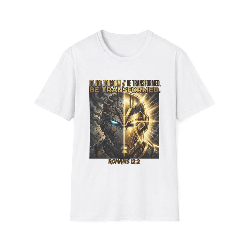 T-Shirt — "Do Not Conform / Be Transformed" Romans 12:2 Inspirational Tee