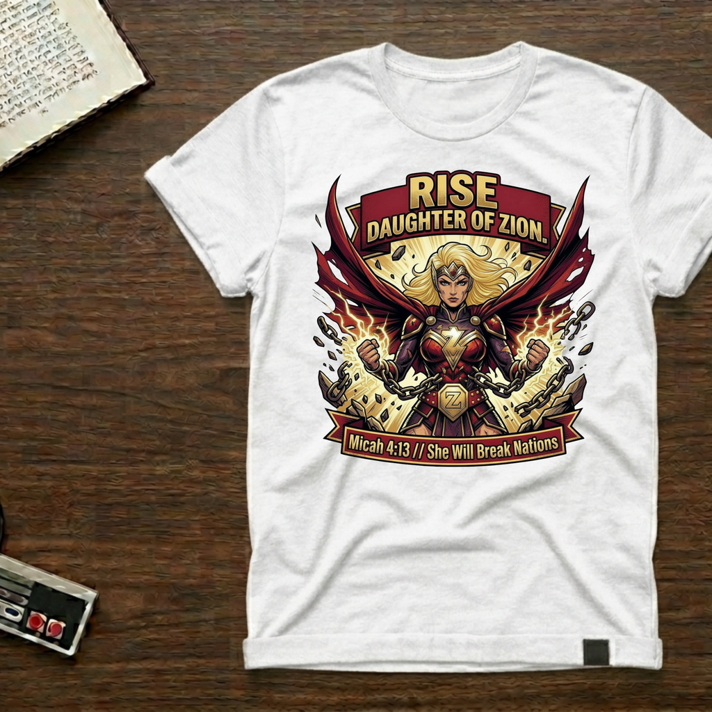 Rise Daughter of Zion T-Shirt — Christian Empowerment Graphic Tee
