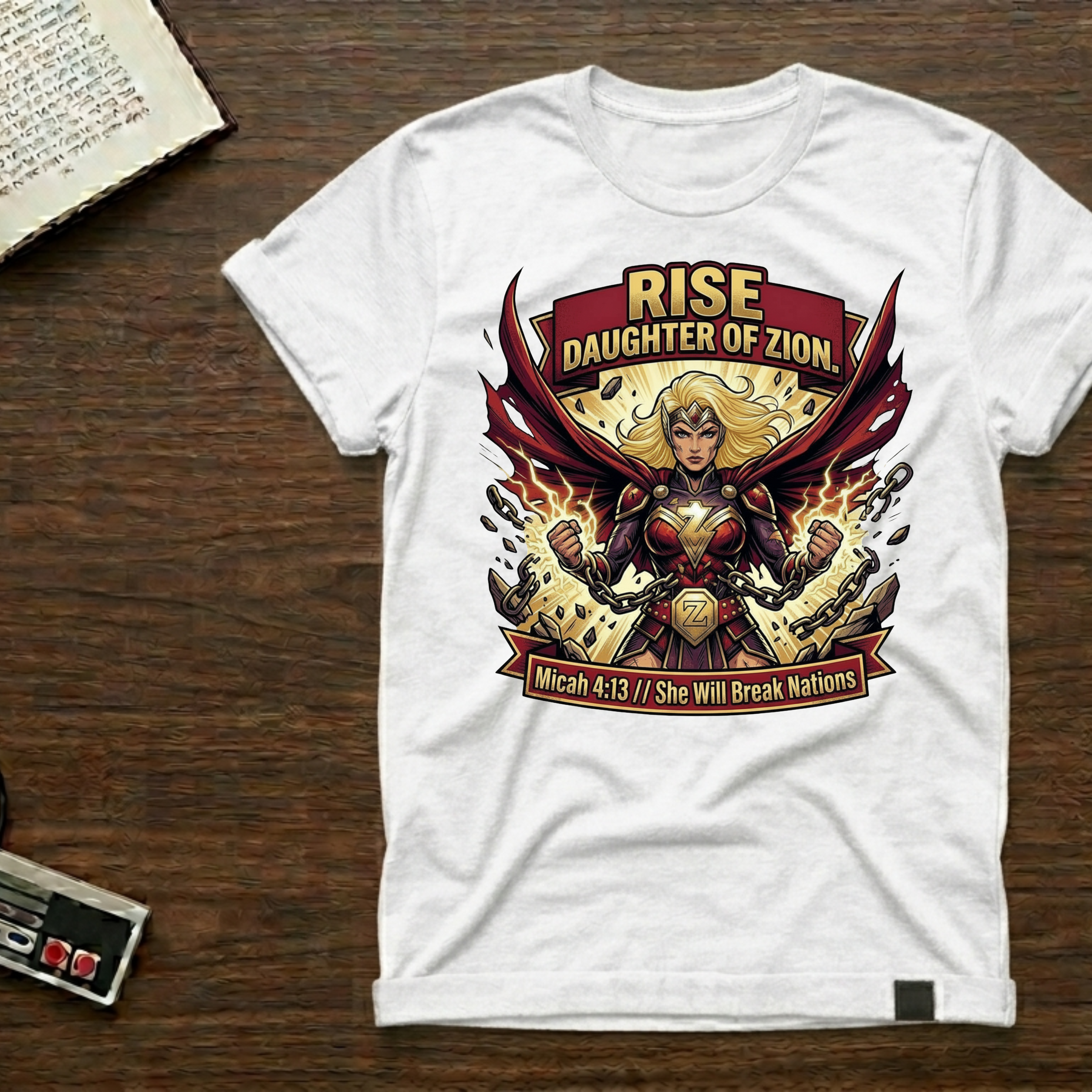 Rise Daughter of Zion T-Shirt — Christian Empowerment Graphic Tee