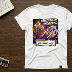 Mutation Unlocked T-Shirt — Sci‑Fi Mutant Graphic Tee