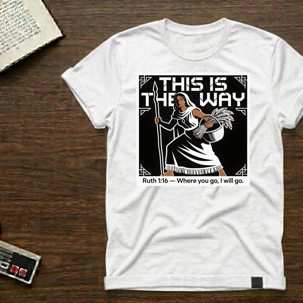 This Is The Way Ruth 1:16 T-Shirt — 'Where You Go, I Will Go' Faith Tee