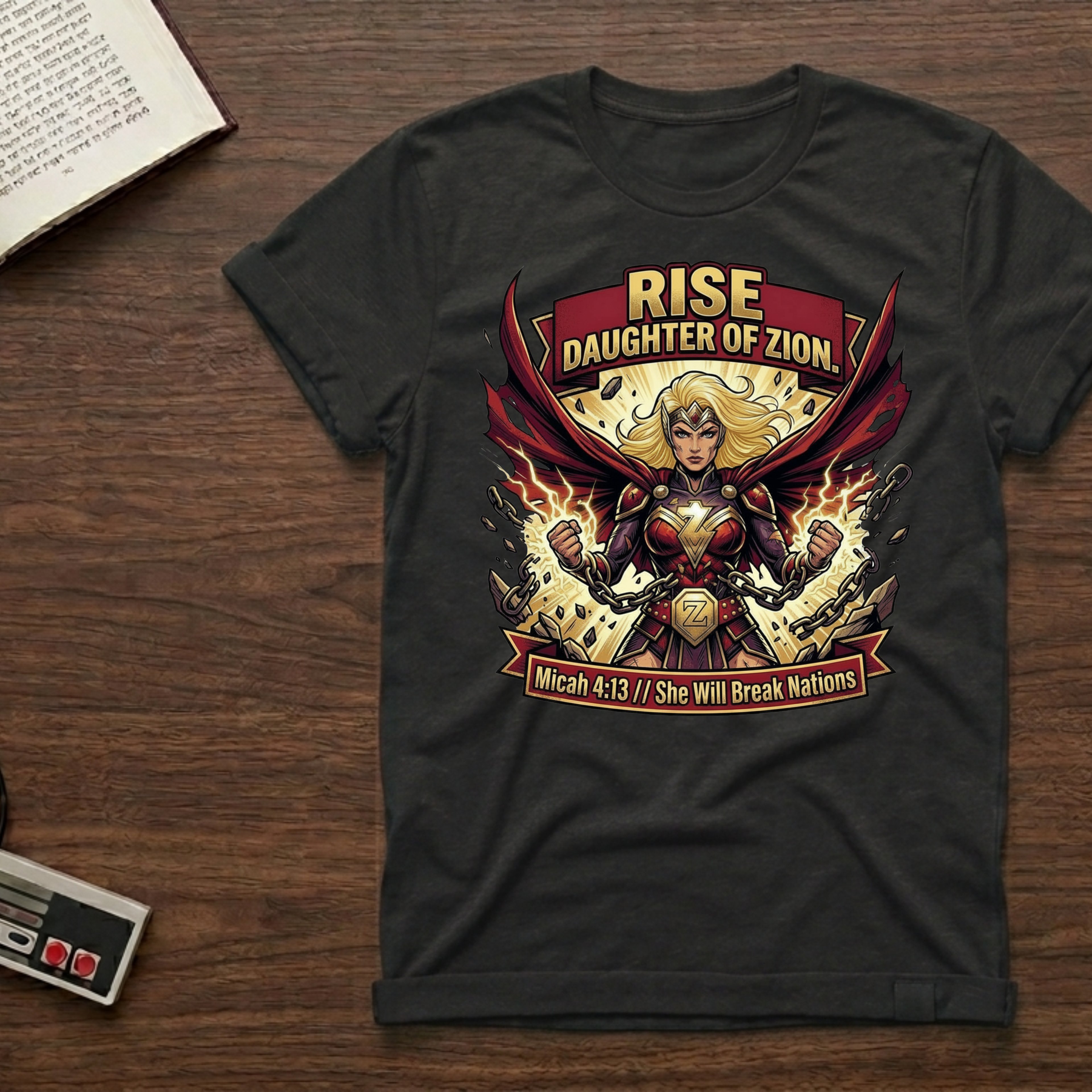 Rise Daughter of Zion T-Shirt — Christian Empowerment Graphic Tee