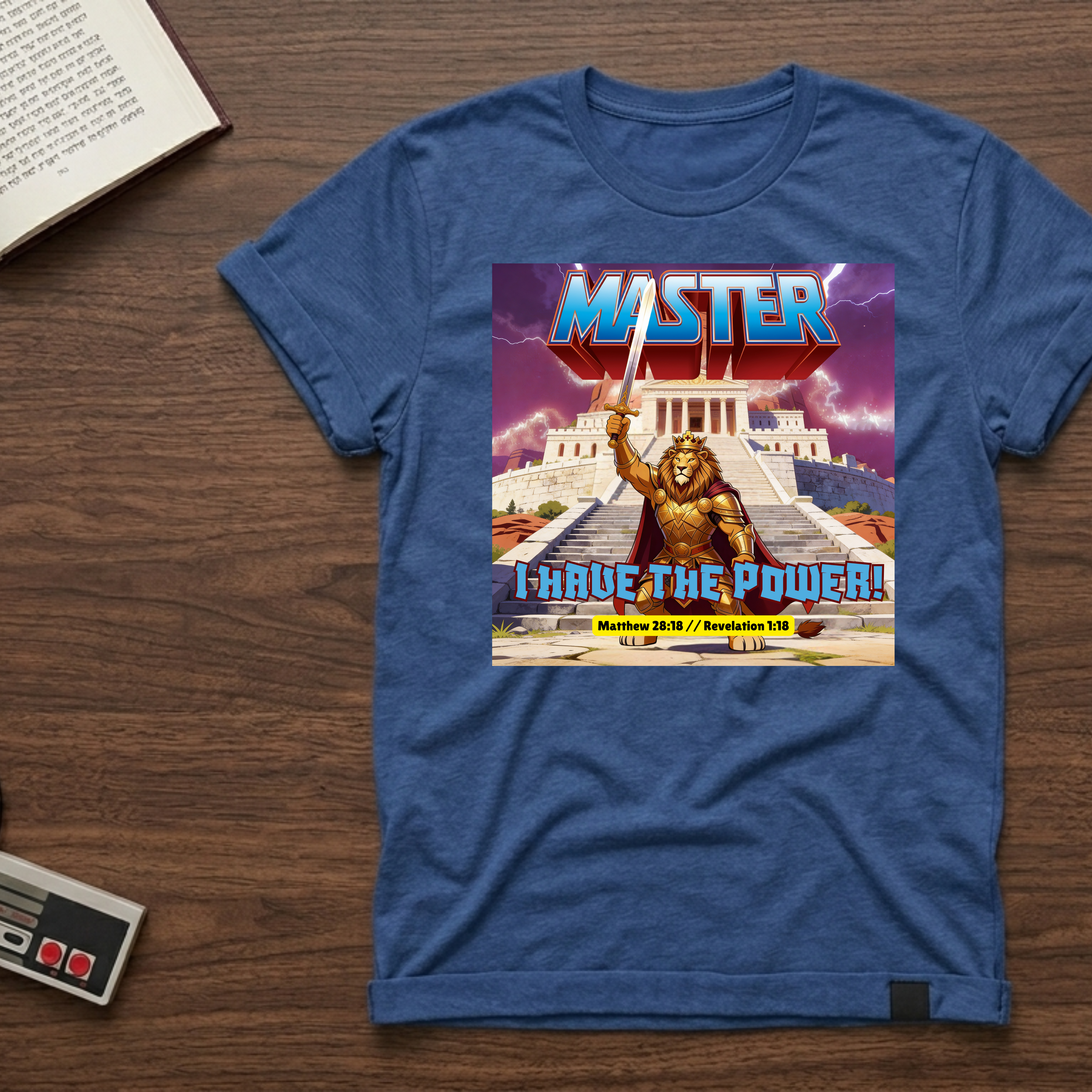 Master "I Have the Power" Lion of Judah Graphic T-Shirt