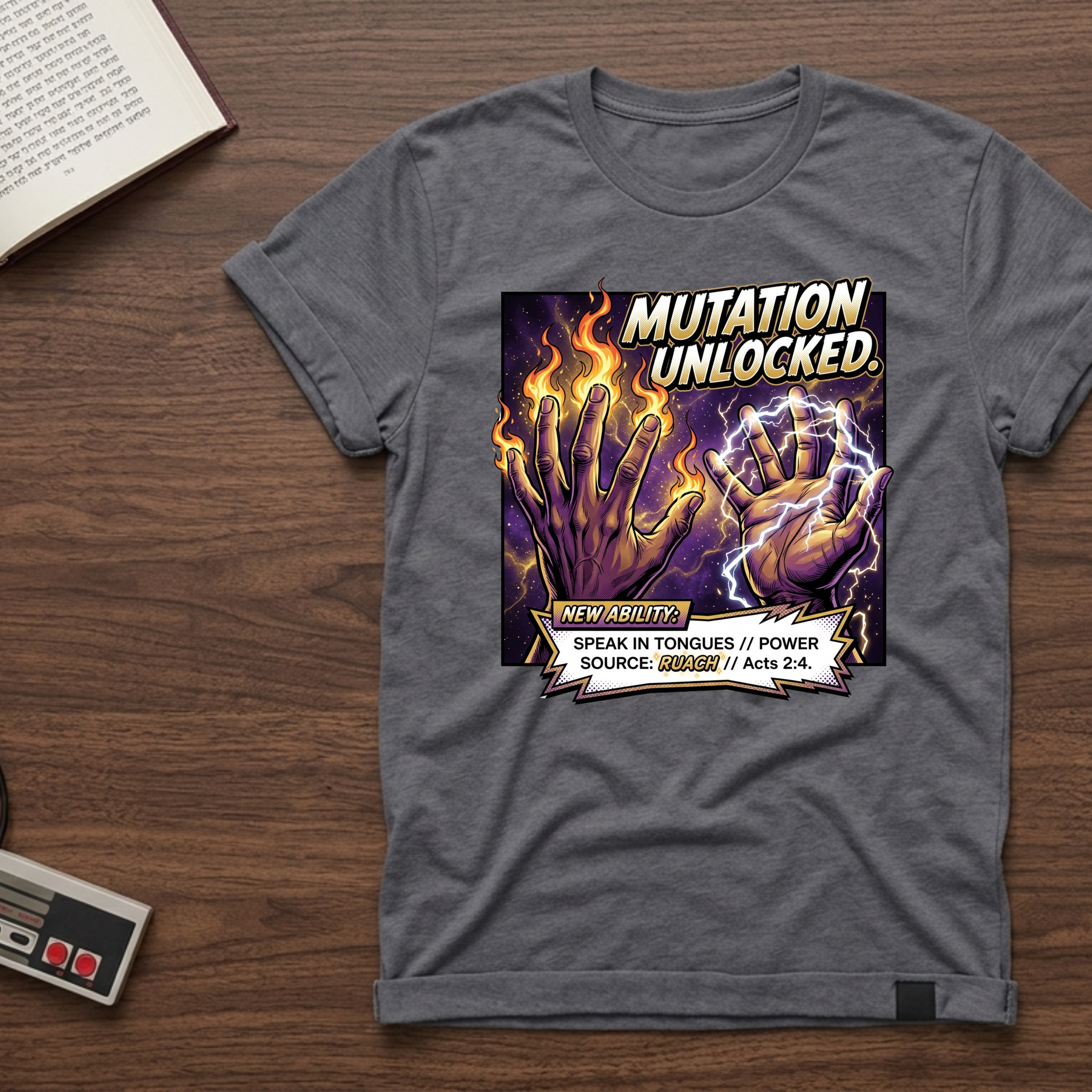 Mutation Unlocked T-Shirt — Sci‑Fi Mutant Graphic Tee