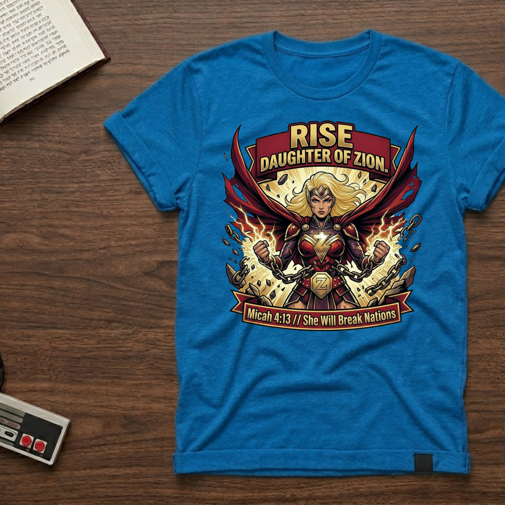 Rise Daughter of Zion T-Shirt — Christian Empowerment Graphic Tee