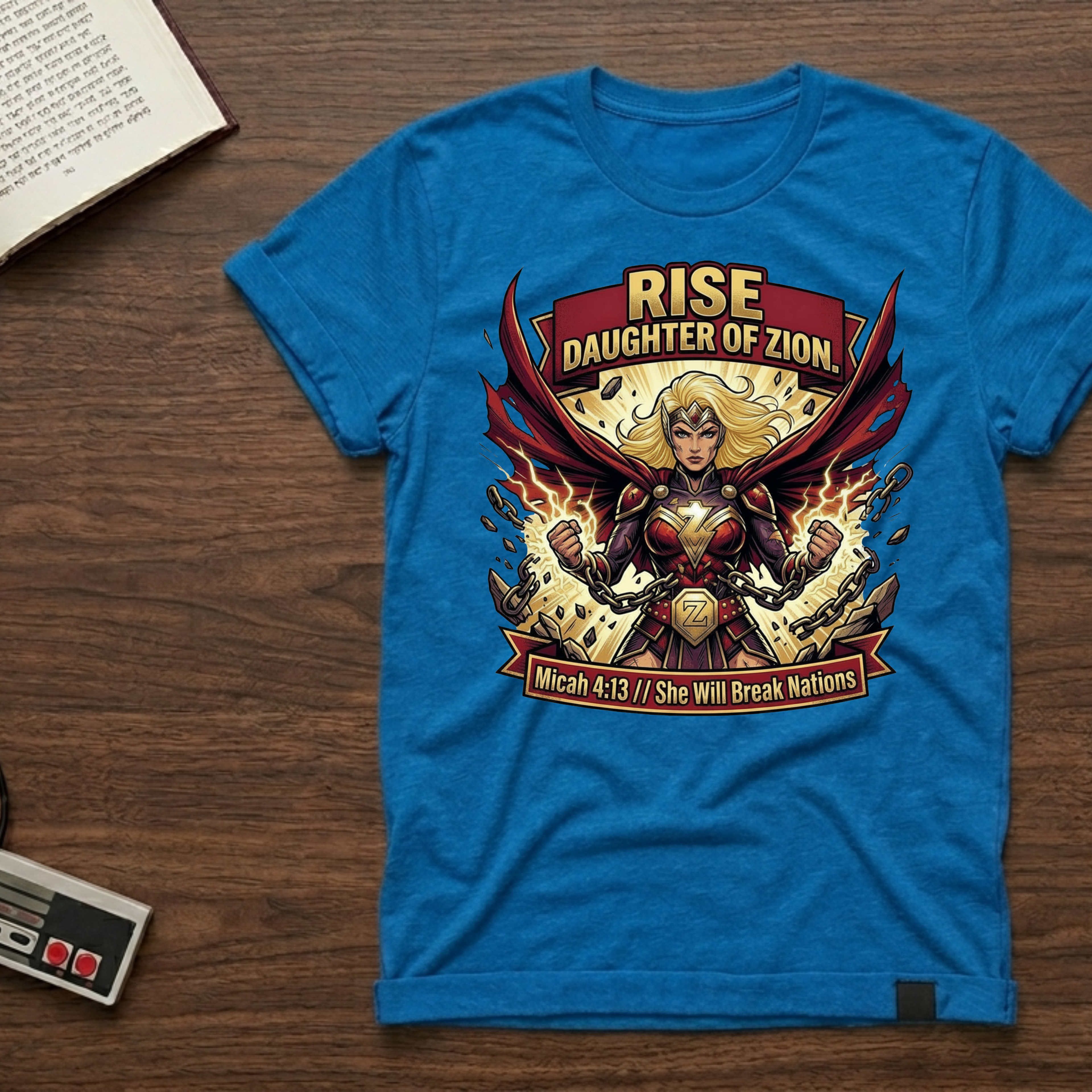Rise Daughter of Zion T-Shirt — Christian Empowerment Graphic Tee