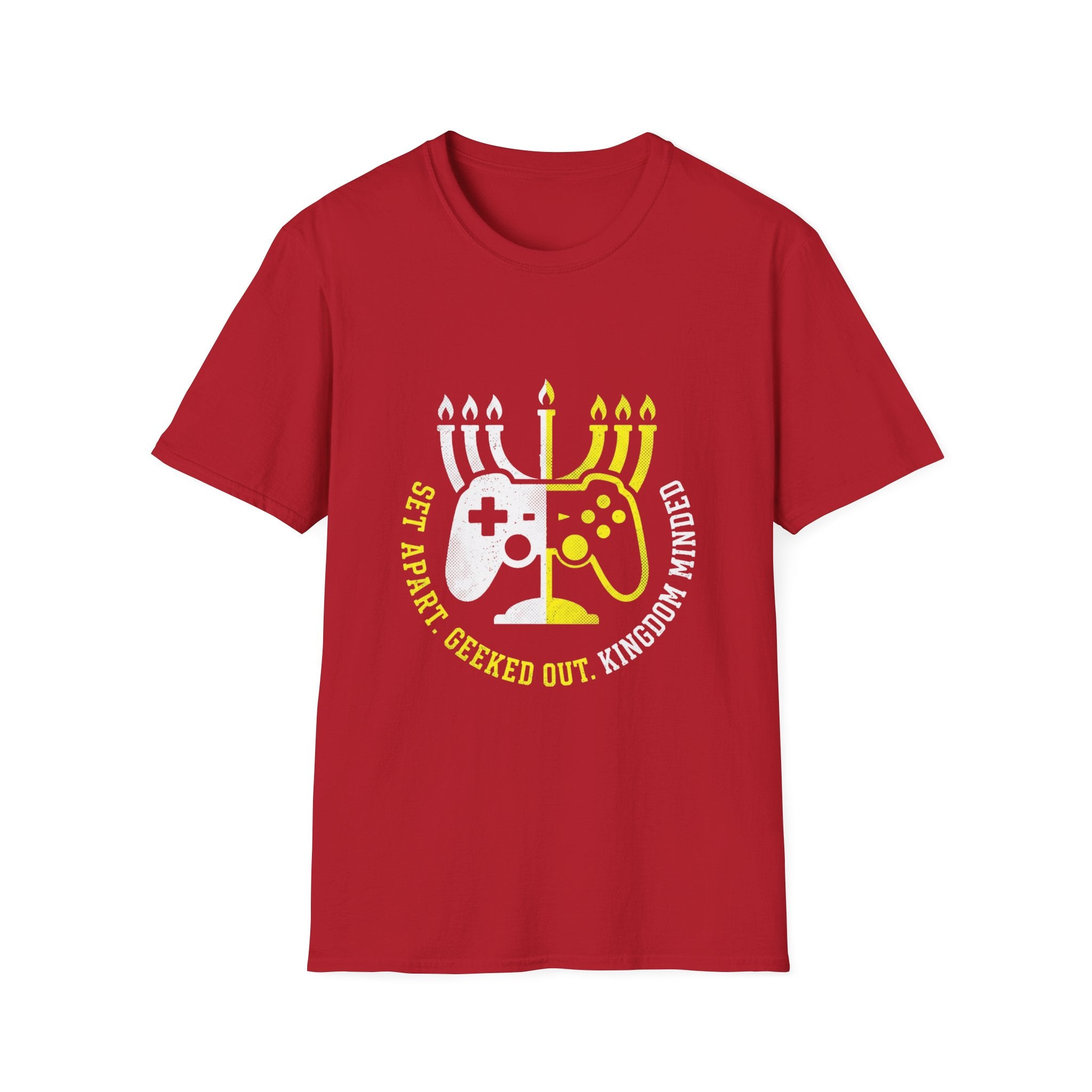 Gamer T-Shirt — 'Set Apart. Geeked Out. Kingdom Minded.'