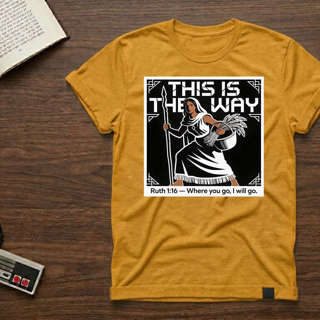 This Is The Way Ruth 1:16 T-Shirt — 'Where You Go, I Will Go' Faith Tee