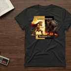 Already Conquered T-Shirt — Revelation 5:5 Lion vs Beast Christian Faith Tee