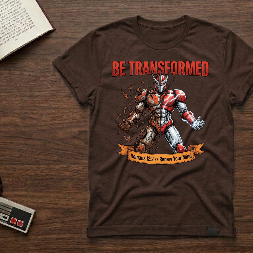 Be Transformed T-Shirt — Faith Superhero Graphic Tee