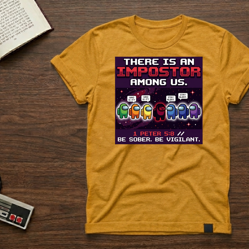 1 Peter "There Is An Impostor Among Us" Graphic T‑Shirt