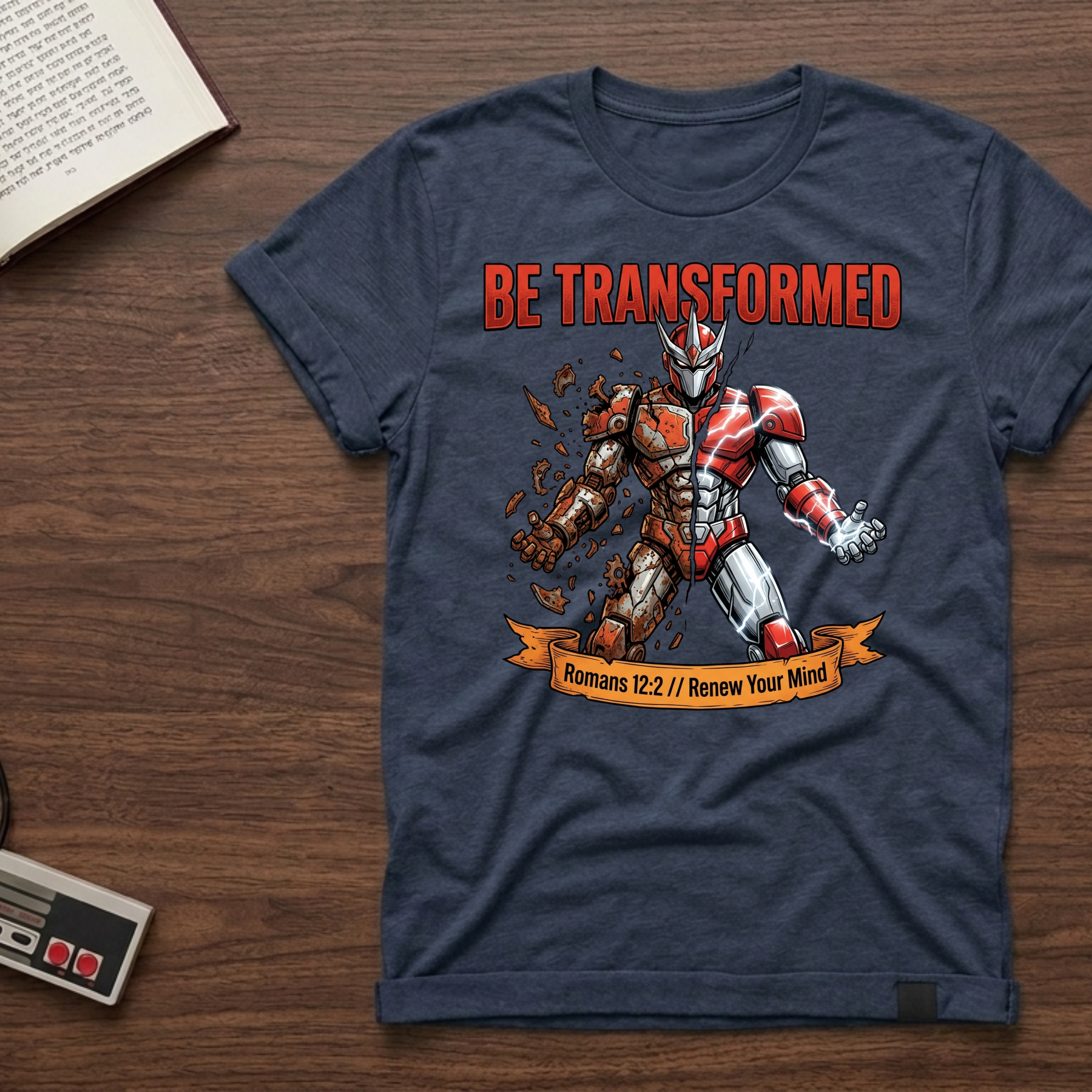 Be Transformed T-Shirt — Faith Superhero Graphic Tee