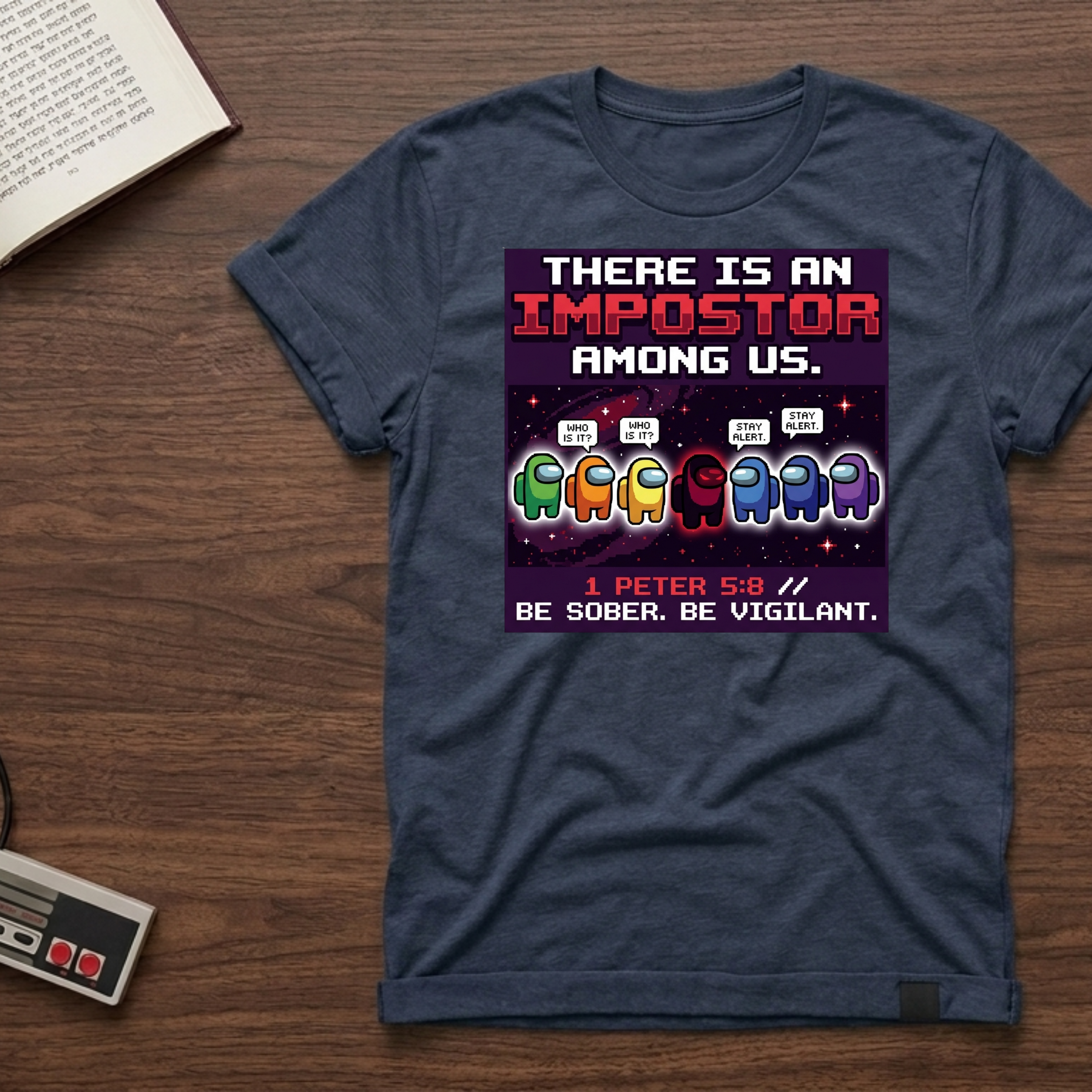 1 Peter "There Is An Impostor Among Us" Graphic T‑Shirt