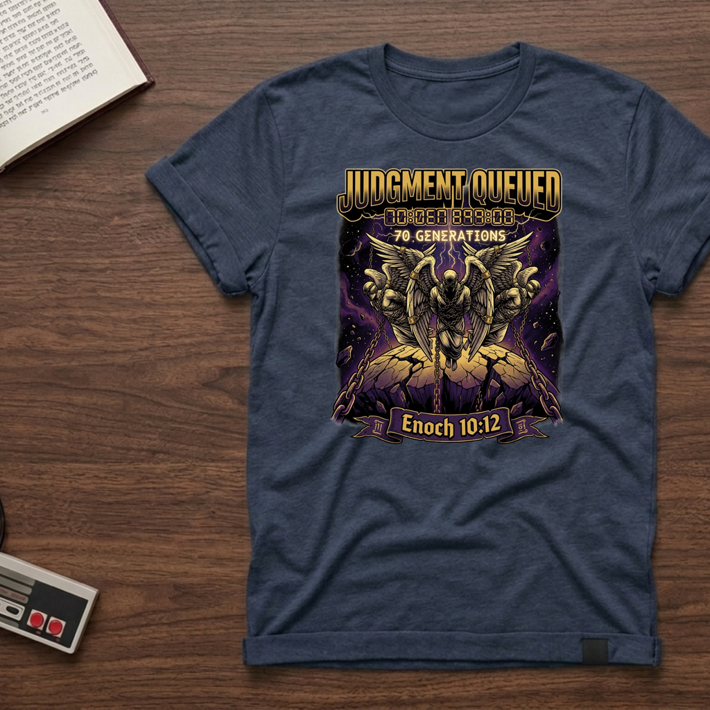 Judgment Queued T‑Shirt — Enoch 10:12 Vintage Apocalyptic Graphic Tee