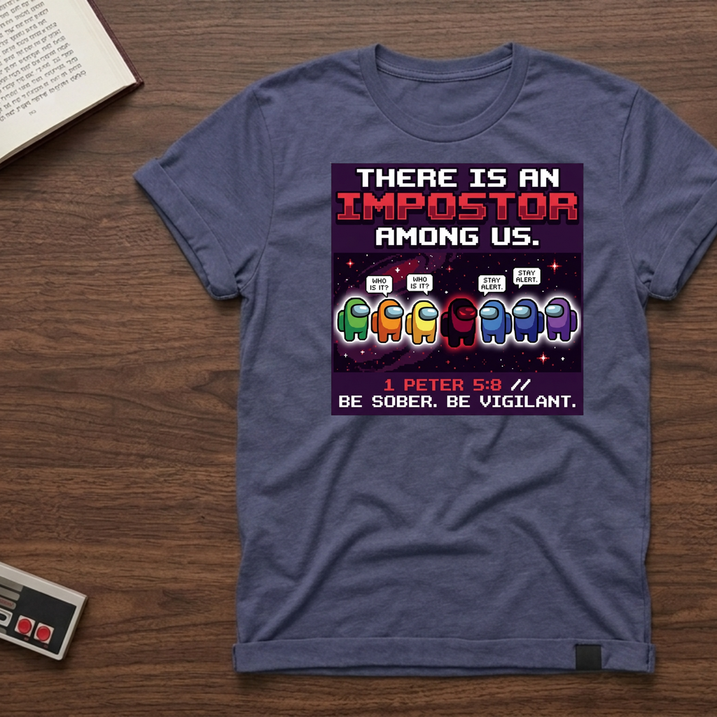 1 Peter "There Is An Impostor Among Us" Graphic T‑Shirt
