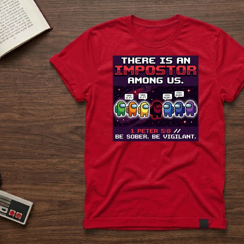 1 Peter "There Is An Impostor Among Us" Graphic T‑Shirt