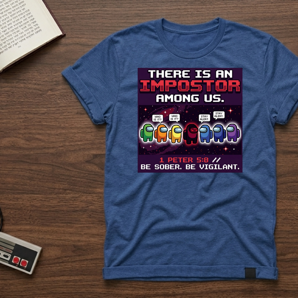 1 Peter "There Is An Impostor Among Us" Graphic T‑Shirt