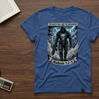 T-Shirt — “The Guilty Will Not Go Unpunished” Graphic Tee (Nahum 1:2-3) — Dark Stormy Skull Design