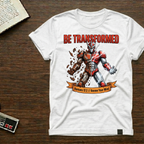 Be Transformed T-Shirt — Faith Superhero Graphic Tee