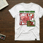Know Your Mobs T-Shirt — Leviticus 11 Pixel Game Pig Design