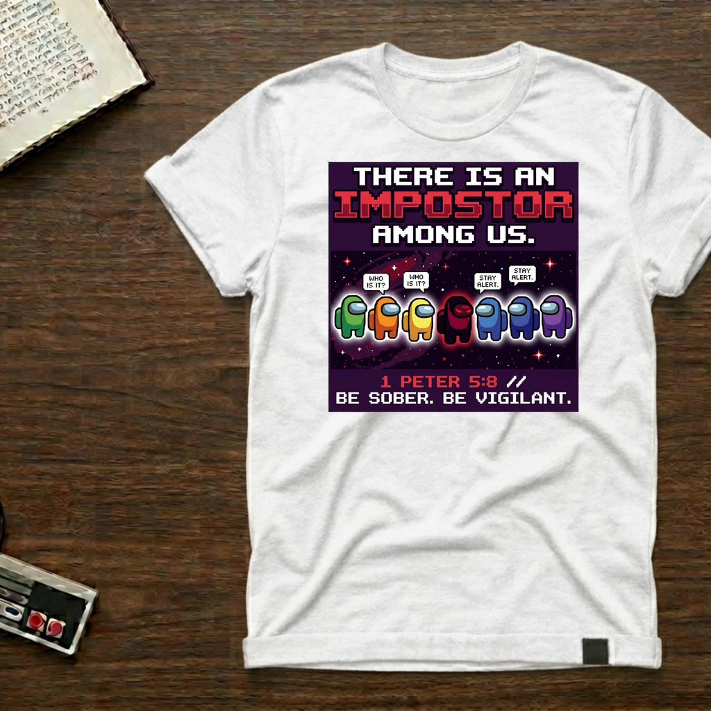 1 Peter "There Is An Impostor Among Us" Graphic T‑Shirt