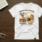 Shabbat Mode Activated T-Shirt — Relaxed Sabbath Comic Tee